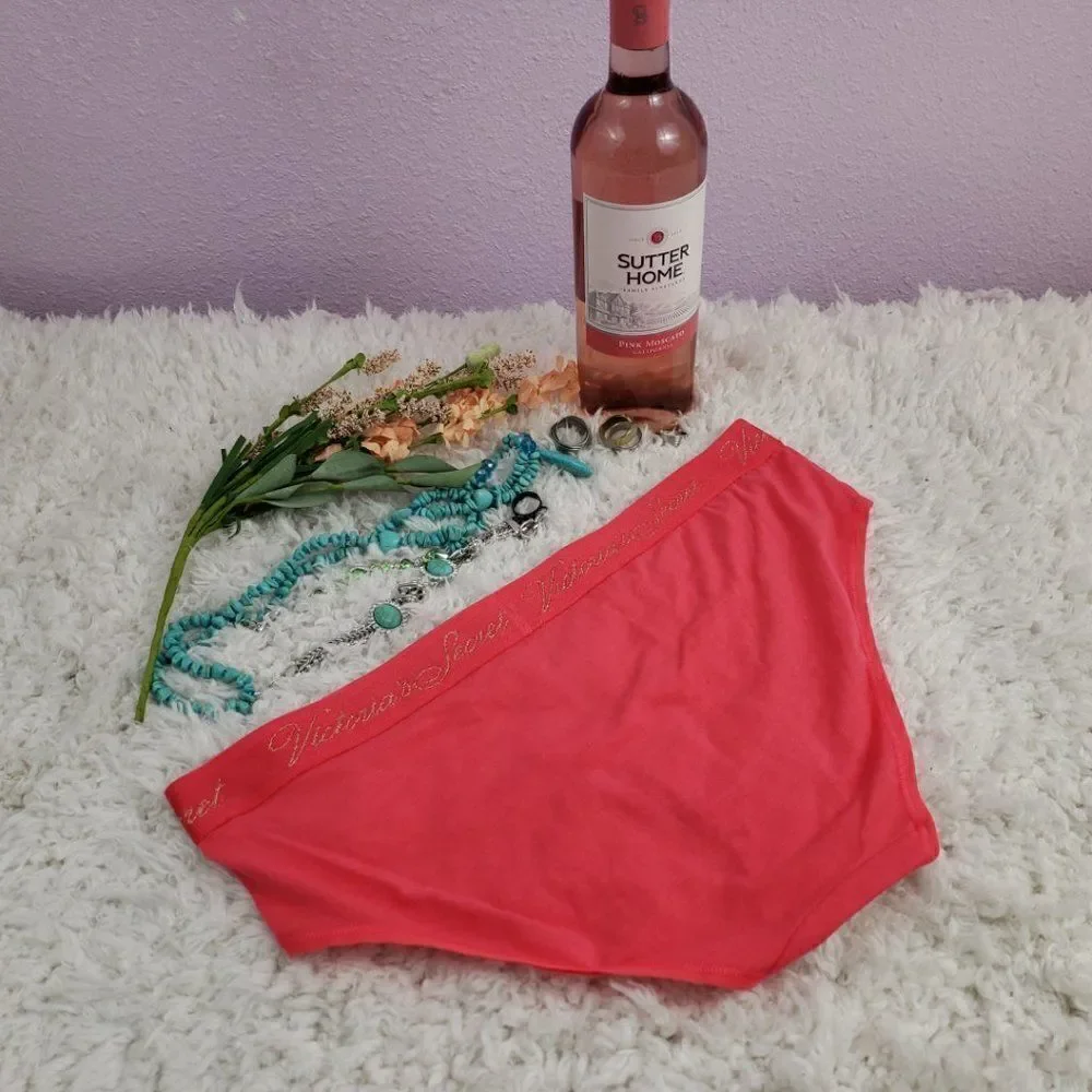 VS Cute and Sexy Pink Logo Waist Lace HIPHUGGER
